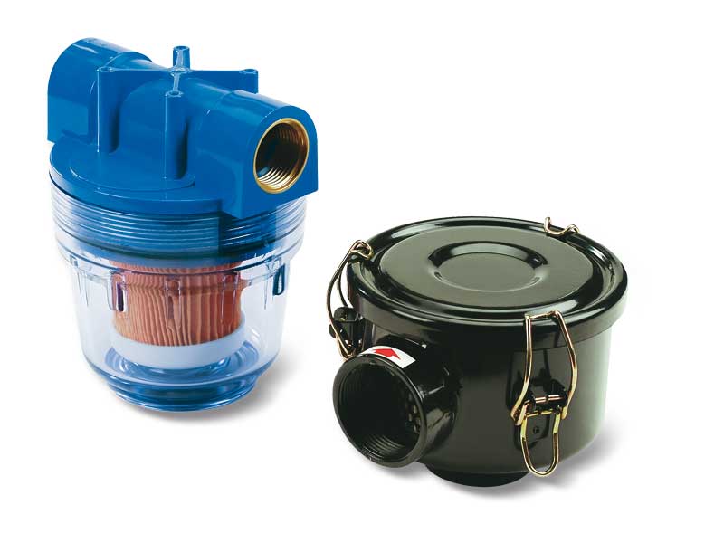 Pneumatic suction and blowing pump suction filters